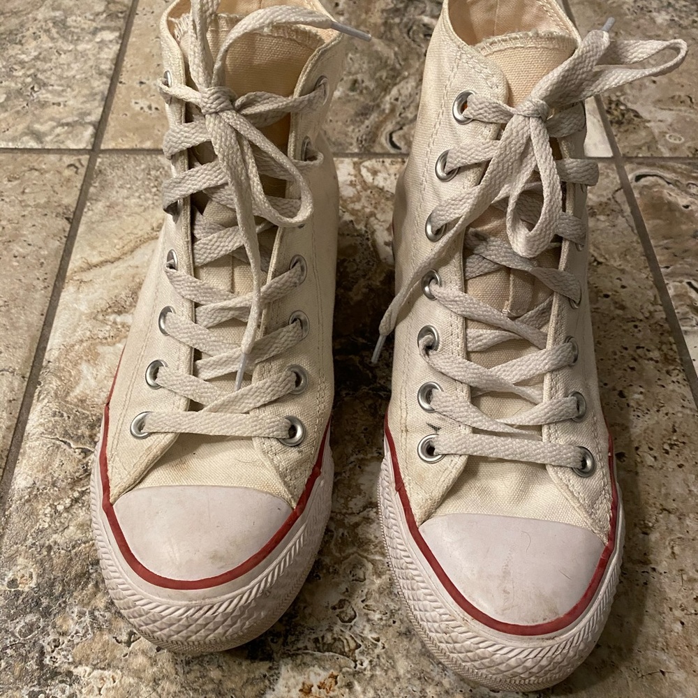 White high top converse